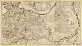 216005 Kaart van de provincie Utrecht met aangrenzende delen van Noord- en Zuid-Holland en Gelderland (Veluwe); met ...